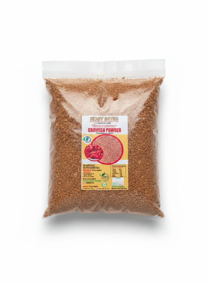 600G Kosy Bites Natural Crayfish Powder | Premium Nigerian Crayfish Seasoning